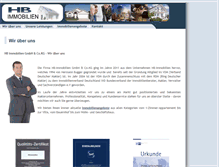 Tablet Screenshot of hb-immobilien.com